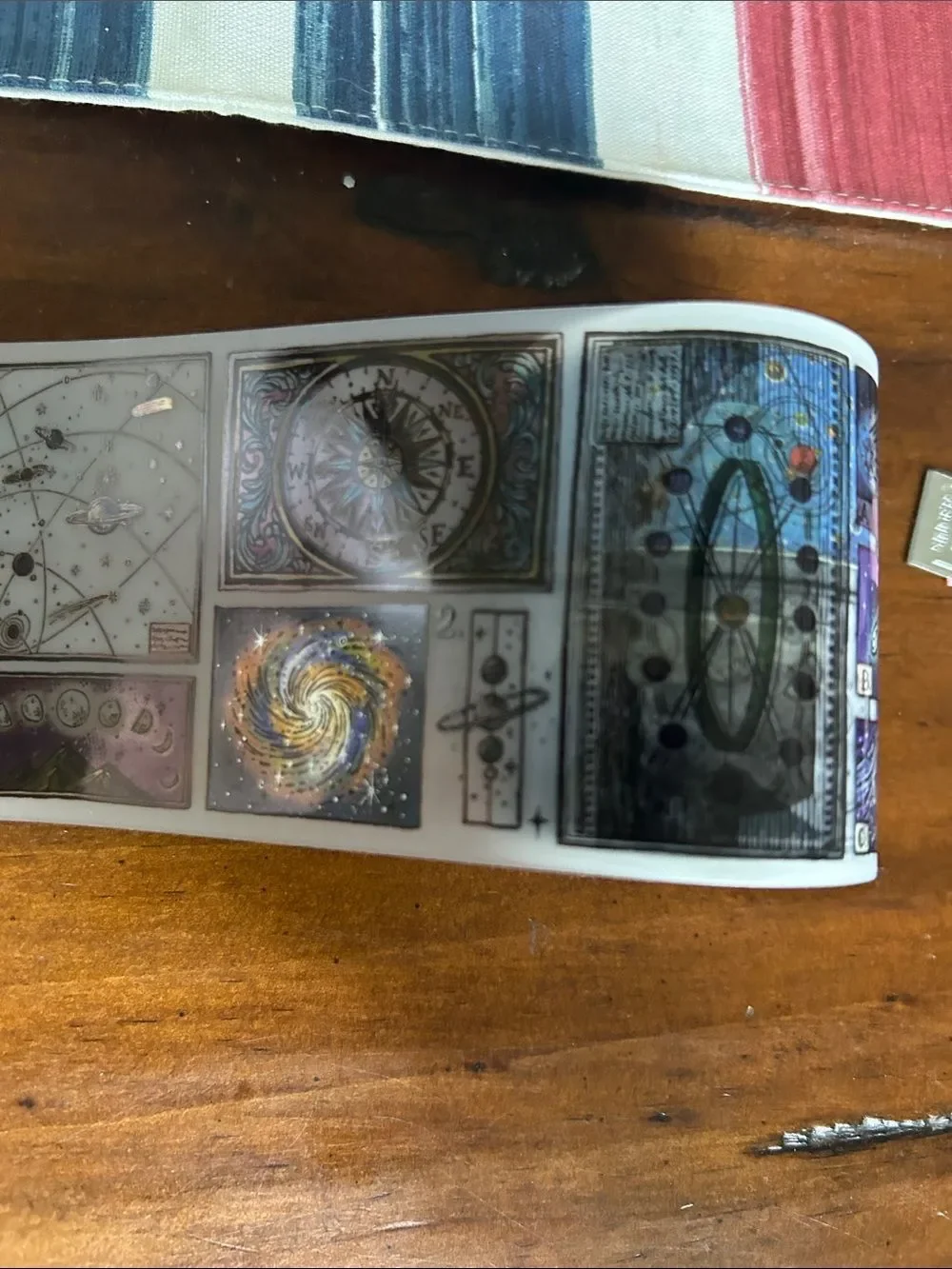 LCN Beyond the Sky Decorative Washi Tape - Blue & White new